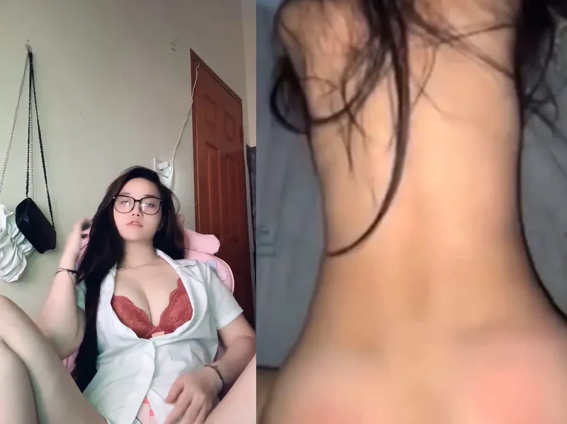 Phang banh cô bé em thư kí xinh đẹp mông to lỗ lồn múp